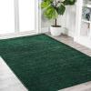 JONATHAN Y Haze Solid Low-Pile Emerald Indoor Area Rug 3×5, Coastal,Bohemian,Minimalist,Classic, Easy-Cleaning for Living Room,Bedroom,Kitchen,Pet Friendly,Non-Shedding (SEU100L-3)