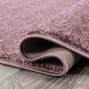 JONATHAN Y Haze Solid Low-Pile Light Purple 3×5 Oval Indoor Area Rug, Coastal,Bohemian,Minimalist,Classic, Easy-Cleaning for Living Room,Bedroom,Kitchen,Pet Friendly,Non-Shedding (SEU100R-3OV)