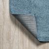 JONATHAN Y Haze Solid Low-Pile Turquoise Indoor Area Rug 3×5, Coastal,Bohemian,Minimalist,Classic, Easy-Cleaning for Living Room,Bedroom,Kitchen,Pet Friendly,Non-Shedding (SEU100H-3)