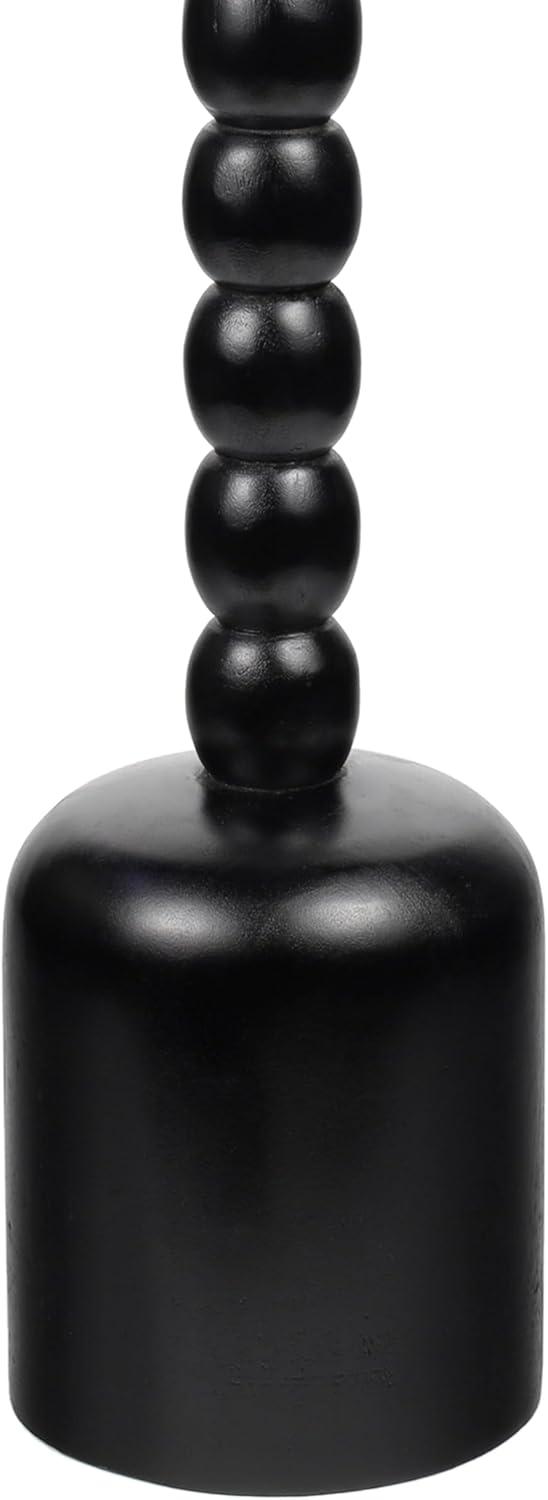 imageJONATHAN Y END3002A Turner 245quot Designer Cottage Spindle Wood Column Drink Table and Decorative End Table with White Marble Round Top for Living Room Bedroom Office Bathroom NaturalBlack