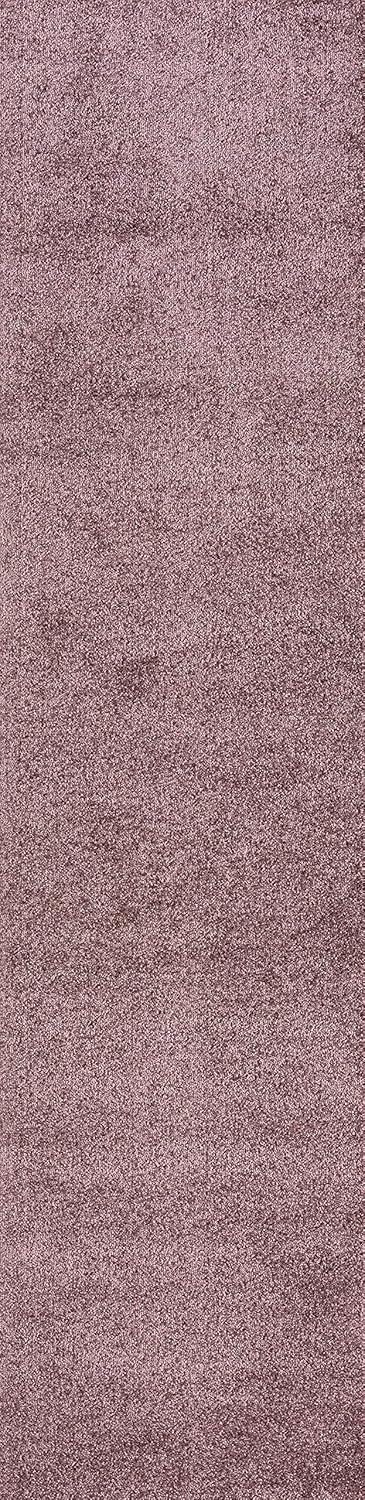 imageJONATHAN Y Haze Solid LowPile Light Purple Runner Rug 2x8 CoastalBohemianMinimalistClassic EasyCleaning for Living RoomBedroomKitchenPet FriendlyNonShedding SEU100R28
