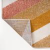 JONATHAN Y Retro Rainbow Stripe Indoor Area Rug 8×10, Red/Gold/Cream, Contemporary, Casual, Coastal, Easy-Cleaning for Living Room, Bedroom, Kitchen, Pet Friendly, Non-Shedding (DZC102C-8)(Red/Gold/Cream)