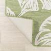 JONATHAN Y Two-Tone Monstera Leaf Indoor Outdoor Area Rug 8X10 Orange/Ivory, Tobago High-Low for Backyard, Patio, Porch, Easy-Cleaning, High Traffic, Pet-Friendly, Non-Shedding (HWC100A-8)(Light Green/Ivory)
