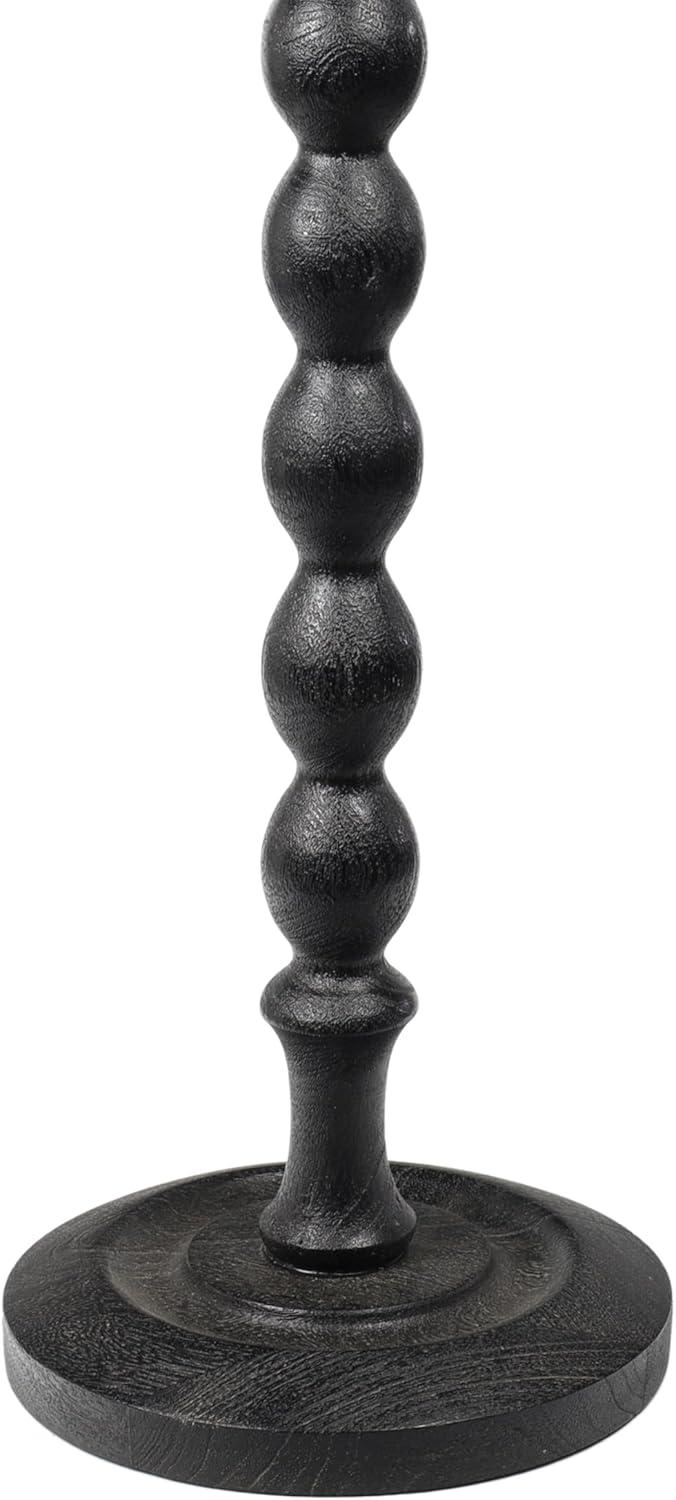 imageJONATHAN Y END3007B Augustus 245quot Cottage Classic Spindle Wood Pedestal Round Drink Table and Decorative End Table for Living Room Bedroom Office Bathroom Dark BrownBlack