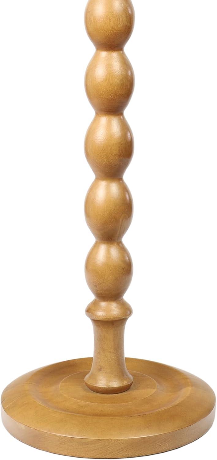 imageJONATHAN Y END3007B Augustus 245quot Cottage Classic Spindle Wood Pedestal Round Drink Table and Decorative End Table for Living Room Bedroom Office Bathroom Dark BrownNatural