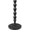 JONATHAN Y END3007B Augustus 24.5″ Cottage Classic Spindle Wood Pedestal Round Drink Table and Decorative End Table for Living Room, Bedroom, Office, Bathroom, Dark Brown(Black)