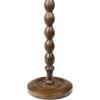 JONATHAN Y END3007B Augustus 24.5″ Cottage Classic Spindle Wood Pedestal Round Drink Table and Decorative End Table for Living Room, Bedroom, Office, Bathroom, Dark Brown(Dark Brown)
