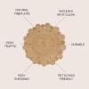 JONATHAN Y Eden Jute Hippie Circle Natural 5′ Round Indoor Area Rug, Natural-Fibers, Geometric, Easy-Cleaning for Living Room, Bedroom, Kitchen, Pet Friendly, Non-Shedding (RNF102A-5R)(7′ (Round))