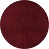 JONATHAN Y Haze Solid Low-Pile Dark Red 5′ Round Indoor Area Rug, Coastal,Bohemian,Minimalist,Classic, Easy-Cleaning for Living Room,Bedroom,Kitchen,Pet Friendly,Non-Shedding (SEU100Q-5R)