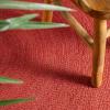 JONATHAN Y Zara Braided Jute Blue 5′ Round Indoor Area Rug, Casual, Classic, Coastal, Cottage, Easy-Cleaning for Living Room, Bedroom, Kitchen, Pet Friendly, Non-Shedding (RNF116C-5R)(Red)