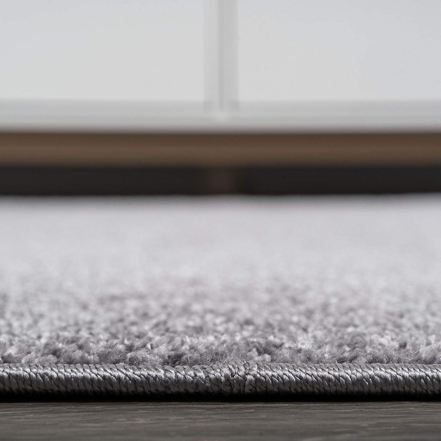 imageJONATHAN Y Haze Solid LowPile Gray Indoor Area Rug 3x5 CoastalBohemianMinimalistClassic EasyCleaning for Living RoomBedroomKitchenPet FriendlyNonShedding SEU100A3