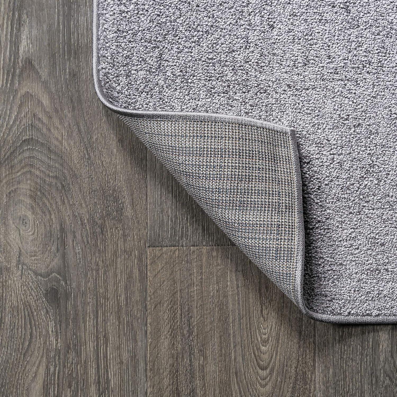 imageJONATHAN Y Haze Solid LowPile Gray Indoor Area Rug 3x5 CoastalBohemianMinimalistClassic EasyCleaning for Living RoomBedroomKitchenPet FriendlyNonShedding SEU100A3