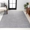 JONATHAN Y Haze Solid Low-Pile Gray Indoor Area Rug 3×5, Coastal,Bohemian,Minimalist,Classic, Easy-Cleaning for Living Room,Bedroom,Kitchen,Pet Friendly,Non-Shedding (SEU100A-3)