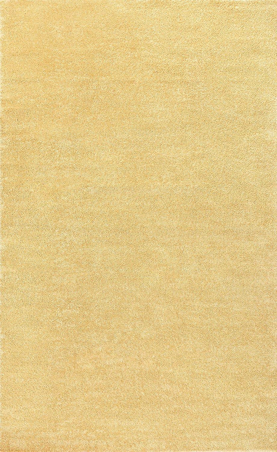 imageJONATHAN Y Haze Solid LowPile Mustard Indoor Area Rug 3x5 CoastalBohemianMinimalistClassic EasyCleaning for Living RoomBedroomKitchenPet FriendlyNonShedding SEU100B3