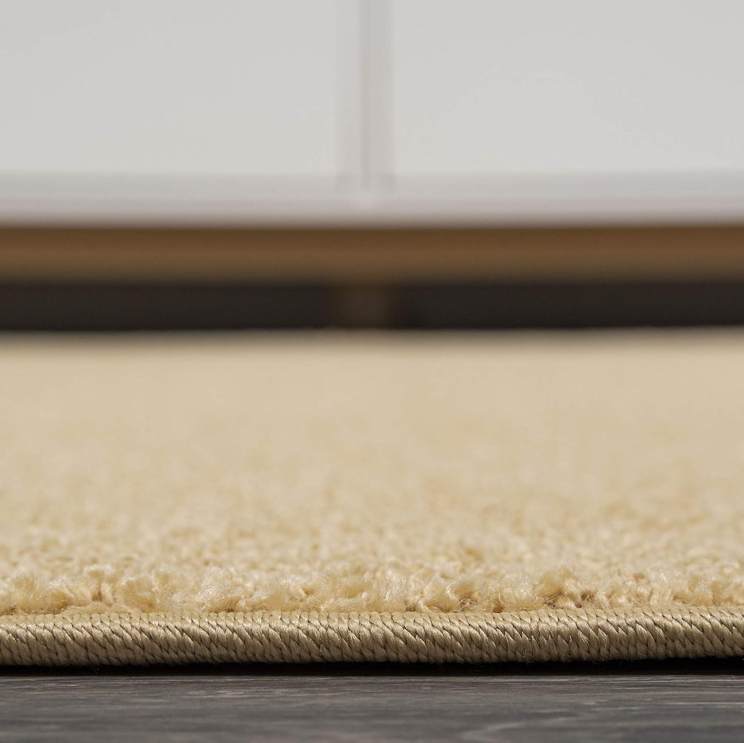 imageJONATHAN Y Haze Solid LowPile Mustard Indoor Area Rug 3x5 CoastalBohemianMinimalistClassic EasyCleaning for Living RoomBedroomKitchenPet FriendlyNonShedding SEU100B3