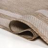 JONATHAN Y 3-Stripe Border Indoor Outdoor Area Rug 3X5 Beige/Cream, Dover Classic for Backyard, Patio, Porch, Easy-Cleaning, High Traffic, Pet-Friendly, Non-Shedding (TSN209A-3)(4′ x 6′ (Rectangular))
