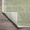 JONATHAN Y Haze Solid Low-Pile Green Indoor Area Rug 3×5, Coastal,Bohemian,Minimalist,Classic, Easy-Cleaning for Living Room,Bedroom,Kitchen,Pet Friendly,Non-Shedding (SEU100O-3)