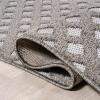 JONATHAN Y Mini-Diamond Trellis Indoor Outdoor Area Rug 8X10 Beige, Rabat High-Low Pile for Backyard, Patio, Porch, Easy-Cleaning, High Traffic, Pet-Friendly, Non-Shedding (SBH101A-8)(Dark Gray/Ivory)