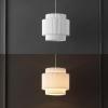JONATHAN Y JYL2408A Boden 14.5″ 1-Light Vintage Mid-Century Iron LED Pendant with Pleated Shade, Brass Gold/White for Kitchen Island, Bar, Dining Table, Dining Table, Bedroom