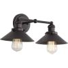JONATHAN Y JYL7427A Industrial Vanity Light, 2-Light 17.5″ Modern Farmhouse Wall Sconce with Metal Cone Shade, Oil Rubbed Bronze Bathroom Light Fixture Over Mirror, Powder Room, Kitchen(Oil-Rubbed Bronze)