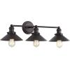 JONATHAN Y JYL7427A Industrial Vanity Light, 2-Light 17.5″ Modern Farmhouse Wall Sconce with Metal Cone Shade, Oil Rubbed Bronze Bathroom Light Fixture Over Mirror, Powder Room, Kitchen(Oil-Rubbed Bronze)