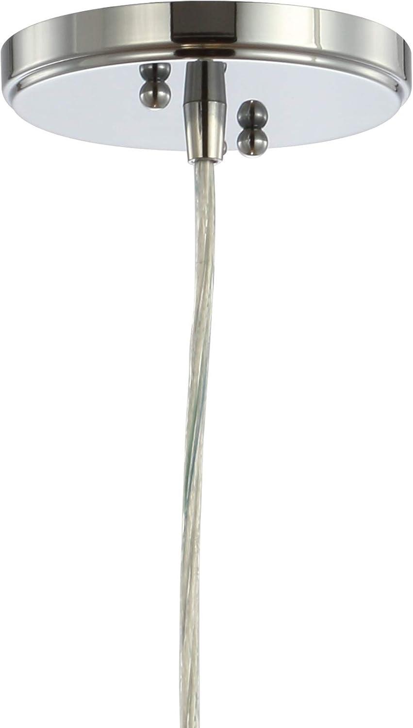 image:imageJONATHAN Y JYL3515A Wyatt 95 Pharmacy MetalGlass LED Pendant Farmhouse Contemporary Transitional Dimmable Adjustable Dining Room Living Room Kitchen Foyer Bedroom Hallway Brass GoldChrome