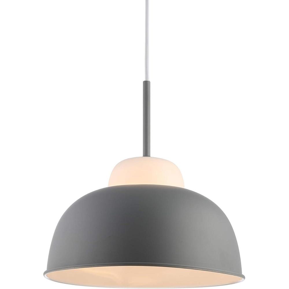 image:imageJONATHAN Y JYL9064A Simon 12 Adjustable MetalGlass LED Pendant Contemporary Transitional Boutique Hotel Style Living Room Dining Room Kitchen Bedroom Bathroom Hallway Foyer Closet Gray