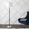 JONATHAN Y JYL3022B June 65″ Adjustable Metal/Marble LED Floor Lamp Modern,Contemporary,Glam for Bedrooms, Living Room, Office, Reading, 1 Light, Oil Rubbed Bronze(Oil-Rubbed Bronze)