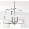 JONATHAN Y JYL7411A Gloria 19″ 4-Light Metal LED Pendant Traditional Classic Modern Industrial Farmhouse Dining Room Living Room Kitchen Foyer Bedroom Hallway, Chrome(19″ 4-Light)