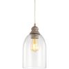 JONATHAN Y JYL3523A Fontaine 6.25″ Adjustable Farmhouse Greige Glass LED Pendant Rustic Modern Industrial Dimmable Dining Room Living Room Kitchen Foyer Bedroom Hallway