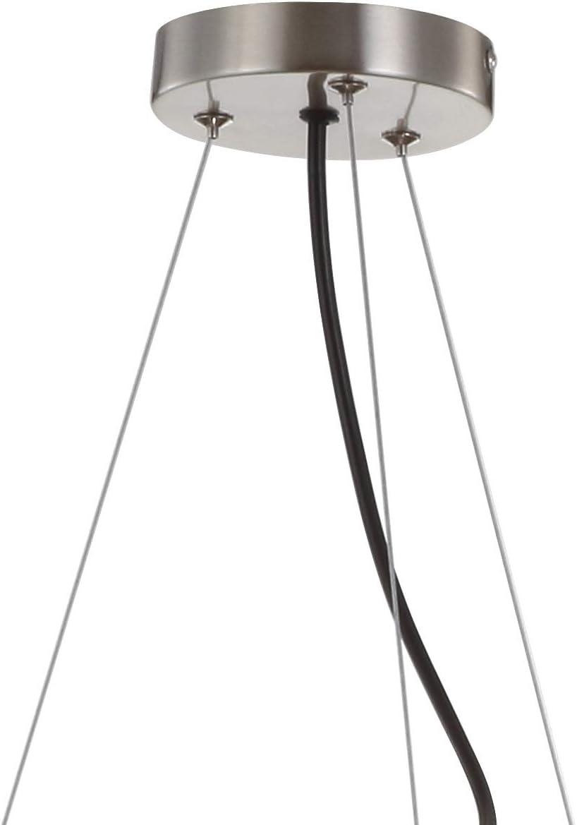 image:imageJONATHAN Y JYL6115A Liam 265 8Light Metal LED Chandelier Contemporary Transitional Dimmable Adjustable Dining Room Living Room Kitchen Foyer Bedroom Nickel8Light