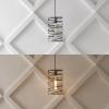 JONATHAN Y JYL7910C Helisa 7.25″ 1-Light Modern Contemporary Iron Spiral LED Pendant, Antique Silverfor Bedside Table, Kitchen Island, and Dining Table(Antique Silver)