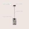 JONATHAN Y JYL7910C Helisa 7.25″ 1-Light Modern Contemporary Iron Spiral LED Pendant, Antique Silverfor Bedside Table, Kitchen Island, and Dining Table(Oil-Rubbed Bronze)