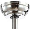 JONATHAN Y JYL9606A Brandy 52″ 3-Light Crystal Prism Drum LED Ceiling Fan with Remote, Transitional, Glam, Classic, Modern, Contemporary, Living Room, Family Room, Dining Room, Bedroom, Chrome
