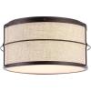 JONATHAN Y JYL1313A Evan 14″ 2-Light Rustic Farmhouse Iron LED Flush Mount Industrial Modern 2700K Cozy Warm Light Kitchen Hallway Bathroom Stairwell Entryway Foyer, Oil Rubbed Bronze