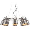 JONATHAN Y JYL6115A Liam 26.5″ 8-Light Metal LED Chandelier, Contemporary, Transitional Dimmable Adjustable Dining Room, Living Room, Kitchen, Foyer, Bedroom, Nickel(8-Light)