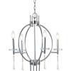 JONATHAN Y JYL7402A Laura 23″ Crystal/Metal LED Chandelier, Traditional, Transitional Dimmable Adjustable Dining Room, Living Room, Kitchen, Foyer, Bedroom, Chrome