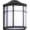 JONATHAN Y JYL7447A Henry 7.75″ Outdoor Frosted Acrylic/Metal Integrated LED Sconce Transitional Cottage Industrial 3000K LED Bulbs Included Porch Patio Yard Garage Doorway Entryway, Black/White