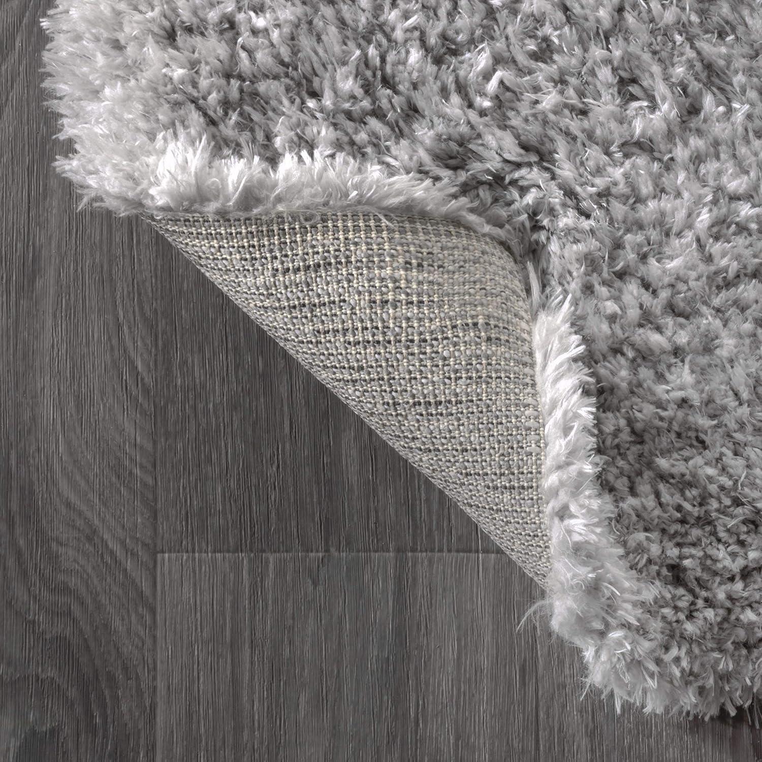 image:imageJONATHAN Y Aydin Solid Plush Shag Gray Runner Rug 2x8 Contemporary Glam EasyCleaning for Living Room Bedroom Kitchen Pet Friendly NonShedding ALA102A28Grey