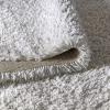 JONATHAN Y Aydin Solid Plush Shag Gray Runner Rug, 2×8, Contemporary, Glam, Easy-Cleaning for Living Room, Bedroom, Kitchen, Pet Friendly, Non-Shedding (ALA102A-28)(Gray/Ivory)