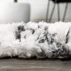 JONATHAN Y Beni Diamond Shag Ivory/Dark Gray Runner Rug, 2×8, Moroccan Style, Bohemian, Transitional, Easy-Cleaning for Living Room, Bedroom, Kitchen, Pet Friendly, Non-Shedding (ALA101A-28)(2’3″ x 8′ (Runner))