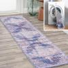 JONATHAN Y Machine Washable Blue Indoor Area Rug 5X8 ft, Regis Bohemian Medallion for Living Room, Bedroom, Kitchen, Office, Easy-Cleaning, High Traffic, Pet-Friendly, Non-Shedding (WSH107A-5)(Regis-blue)