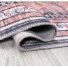 JONATHAN Y Machine Washable Indoor Area Rug 5X8 Terracotta/Navy, Dalyan Geometric Medallions for Living Room, Bedroom, Kitchen, Office, Easy-Cleaning, Pet-Friendly, Non-Shedding WSH101A-5(Dalyan-terra/Navy)