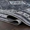 JONATHAN Y Machine Washable Indoor Area Rug 5X8 Terracotta/Navy, Dalyan Geometric Medallions for Living Room, Bedroom, Kitchen, Office, Easy-Cleaning, Pet-Friendly, Non-Shedding WSH101A-5(Dalyan-navy/Light Gray)