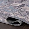 JONATHAN Y Machine Washable Indoor Area Rug 5X8 Terracotta/Navy, Dalyan Geometric Medallions for Living Room, Bedroom, Kitchen, Office, Easy-Cleaning, Pet-Friendly, Non-Shedding WSH101A-5(Maris-blue/Cream)