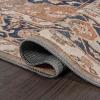 JONATHAN Y Machine Washable Indoor Area Rug 5X8 Terracotta/Navy, Dalyan Geometric Medallions for Living Room, Bedroom, Kitchen, Office, Easy-Cleaning, Pet-Friendly, Non-Shedding WSH101A-5(Maris-beige/Blue)