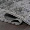 JONATHAN Y Machine Washable Navy/Cream Indoor Area Rug 5X8 ft, Alanya Ornate Medallion for Living Room, Bedroom, Kitchen, Office, Easy-Cleaning, High Traffic, Pet-Friendly, Non-Shedding (WSH100A-5)(Alanya-dark Green/Gray)