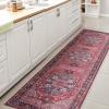 JONATHAN Y Machine Washable Indoor Area Rug 5X8 Terracotta/Navy, Dalyan Geometric Medallions for Living Room, Bedroom, Kitchen, Office, Easy-Cleaning, Pet-Friendly, Non-Shedding WSH101A-5(Maris-red/Black/Blue)