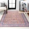 JONATHAN Y Machine Washable Multi Indoor Area Rug 5X8 ft, Kemer for Living Room, Bedroom, Kitchen, Office, Easy-Cleaning, High Traffic, Pet-Friendly, Non-Shedding (WSH104A-5)