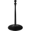 JONATHAN Y END4000B Lulu 19.5″ Art Deco Classic Pedestal Round Metal Drink Table and Decorative End Table for Living Room, Bedroom, Office, Bathroom, Black(Black)
